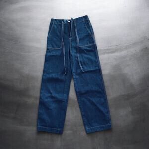 Sz. 26 Tory Burch Wide Legs Carpenter Denim Summer 2022